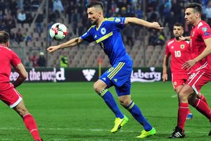 Сборная Боснии разгромила Гибралтар в отборе на ЧМ-2018