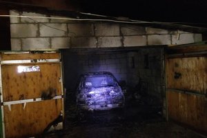 Под Киевом мужчина сгорел в своем гараже