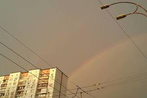 В Киеве зафиксировали самую теплую ночь за 136 лет и первую радугу