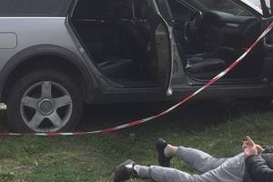 В Киеве с погоней поймали разбойников, напавших на заправку