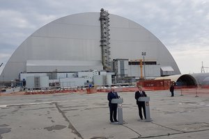 ЕБРР опубликовал новое видео о ходе работ на Арке над Чернобыльской АЭС