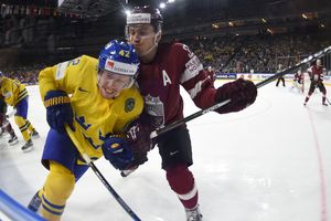 Латвия потерпела первое поражение на хоккейном ЧМ-2017