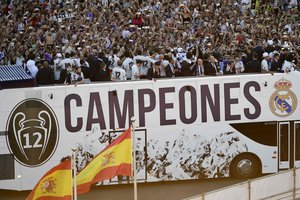 "Реал" привез в Мадрид трофей Лиги чемпионов