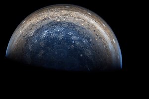 В сети появилось видео пролета над Юпитером