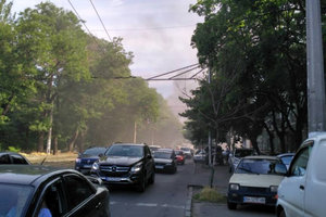 В Одессе на Куликовом поле произошел пожар