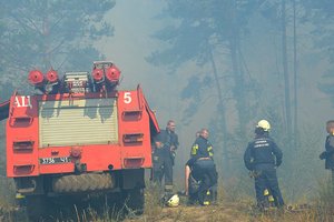 В Днепропетровской области на полигоне осталося один очаг возгорания