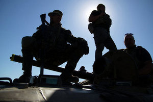 Военные обратили в бегство боевиков на Донбассе