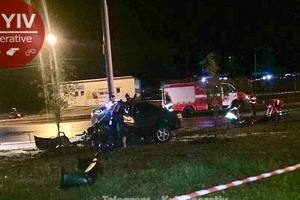 Смертельное ДТП в Киеве: автомобиль разорвало на части
