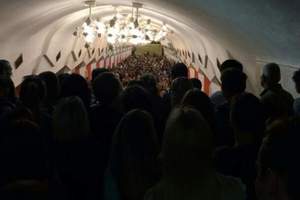 Давка в харьковском метро: появилось фото