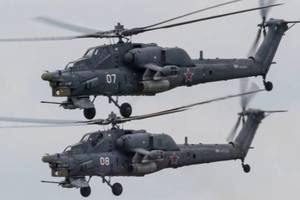 В Минобороны России разъяснили ситуацию с "ударом вертолета по зрителям"