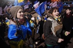 Студенты в Киеве митингуют против новых договоренностей Януковича и Путина