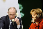 Путин позвонил Меркель, чтобы обсудить Украину