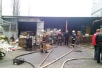 Подробности пожара на Виноградаре: пылающий склад магазина тушили 40 спасателей