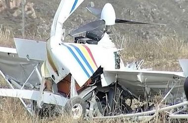 В Запорожской области разбился самолет, погиб пилот