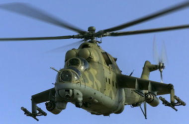 Из Славянска вывезли тело военного из сбитого вертолета