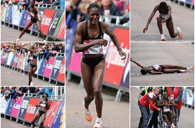 Финиш в женском марафоне чуть не обернулся трагедией
