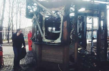 Подробности пожара в парке Шевченко