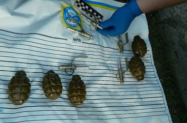 В центре Киева в парке нашли 14 гранат