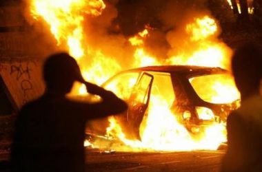 В Киеве массово горели иномарки