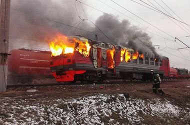 В Одесской области горел электровоз