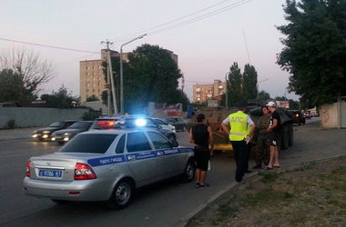 Пьяный российский военный угнал БТР и устроил гонки с полицией