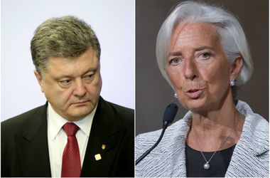 Порошенко и Лагард скоординировали усилия по выполнению условий программы МВФ