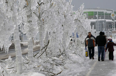 Ледяной дождь устроил в Болгарии стихийное бедствие