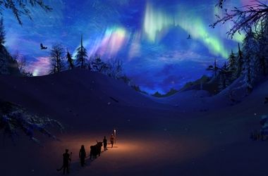 Самые красивые виртуальные миры с волшебной зимней атмосферой