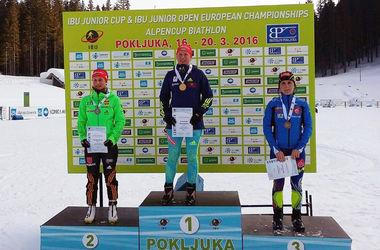 Украинка Меркушина победила на юниорском чемпионате Европы по биатлону