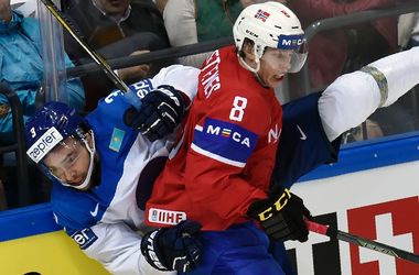 Сборная Норвегии обыграла Казахстан на чемпионате мира по хоккею