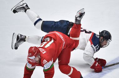 Сборная Беларуси выиграла первый матч на чемпионате мира по хоккею