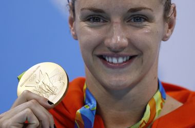 Катинка Хошсу завоевала третье "золото" Олимпиады в Рио
