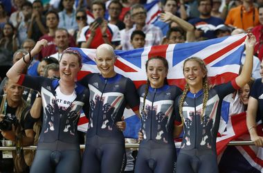Британки установили мировой рекорд в командной гонке в велотреке на Олимпиаде-2016