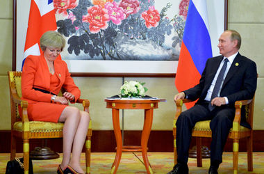 Путин оконфузился на встрече с новым премьером Британии