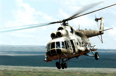 Российский вертолёт Ми-8 подвергся обстрелу в Сирии