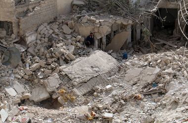 Беспилотник снял видео руин в Алеппо