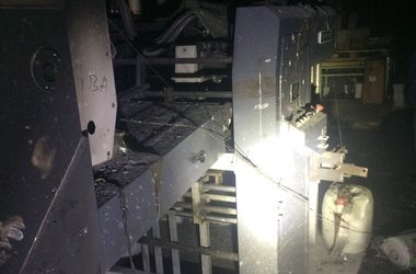 В Киеве ночью сгорел склад