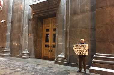 Адвокат Марк Фейгин устроил одиночный пикет в Москве