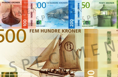 В Норвегии выпустили первые банкноты без портретов (фото)