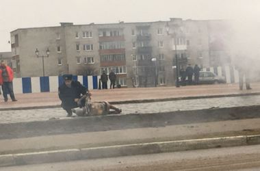 В России мужчина заживо сжег себя перед храмом 