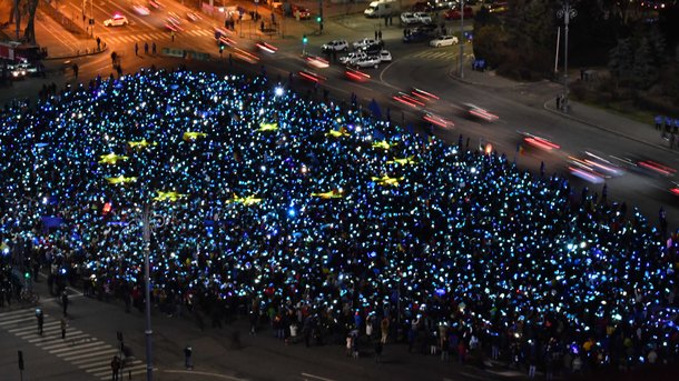 В Румынии возобновились акции протеста