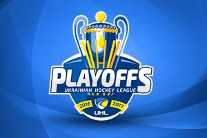 Логотип и расписание плей-офф Украинской хоккейной лиги