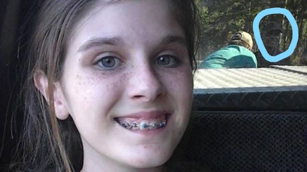 В США 13-летняя школьница, делая селфи, запечатлела призрака