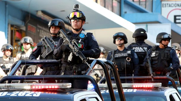 Полиция Мексики, фото AFP