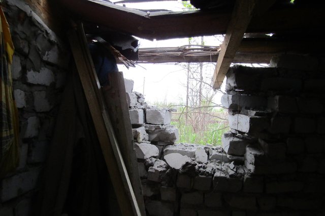 Боевики разрушили дома мирных граждан Луганской области