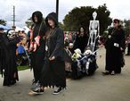 В США состоялся хеллоуиновский парад собак (фото)  