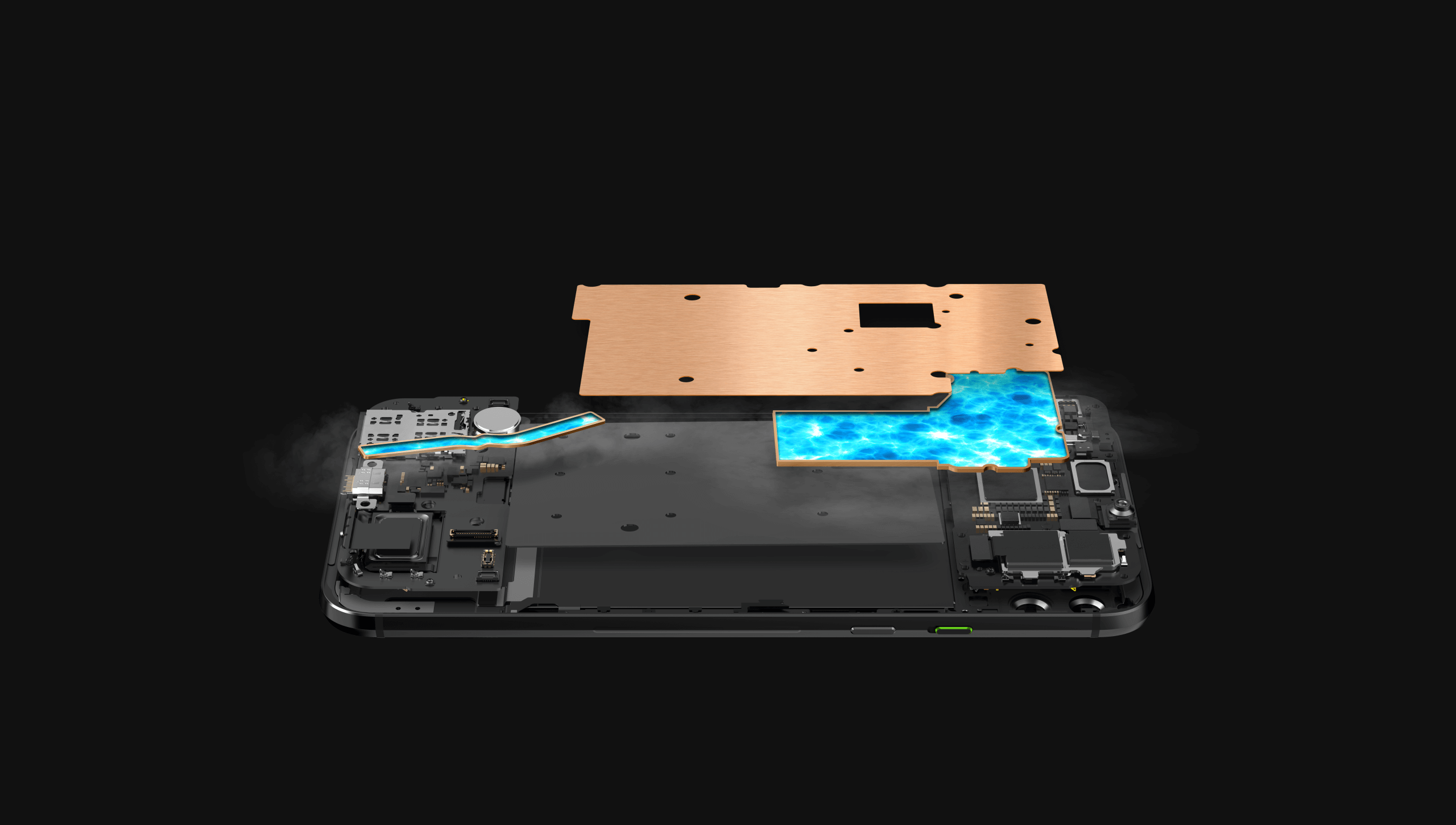 Охлаждение Xiaomi Black Shark 2