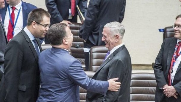 Полторак провел переговоры с министром обороны США. Фото: С.Полторак/Facebook 