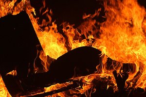 В Харьковской области два человека погибли в огне