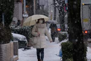 На Японию обрушились сильные снегопады: 15 погибших, сотни раненых